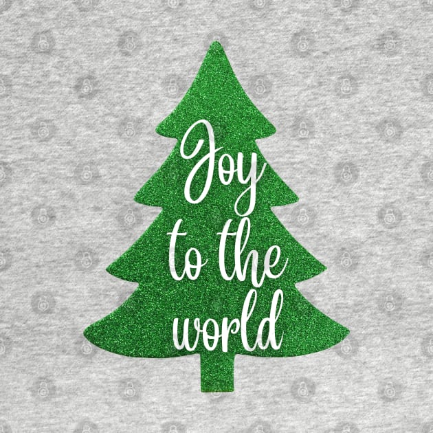 Joy to the world Christmas tree gift by empathyhomey